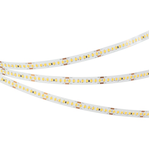 Лента RT-A192-10mm 24V Warm2400 (17.6 W/m, IP20, 2835, 5m) (Arlight, высок.эфф.150 лм/Вт)