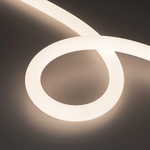 Лента светодиодная герметичная MOONLIGHT-TOP-A336-D25mm 48V Day4000 360deg (12.5 W/m, IP65, 2835, 20m, wire x1) (Arlight, Вывод прямой, 3 года)