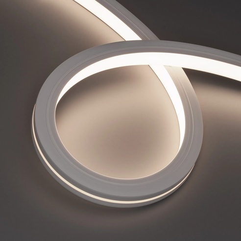 Лента светодиодная герметичная MOONLIGHT-TOP-X280-20x20mm 24V Day4000 (10 W/m, IP67, 15m, wire x1) (Arlight, Вывод боковой, 5 лет)