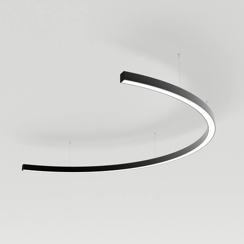 Светильник SP-LINE-HANG-ARC-C3535-D1500-53W Day4000 (BLACK, 230V) (Arlight, Металл)