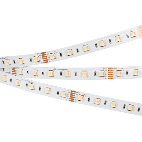 Лента светодиодная RT 2-5000 24V RGBW-MIX 12mm (5060-One, 60 LED/m, LUX) (Arlight, 20 Вт/м, IP20)