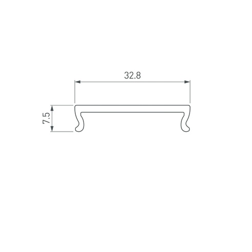 Экран ARH-LINE-3750A-2000 FROST (Arlight, Пластик)