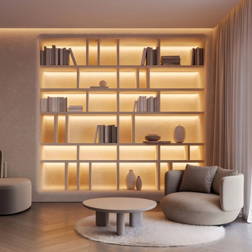 Профиль SL-SLIM-H7-3000 WHITE (BY) (Arlight, Алюминий)