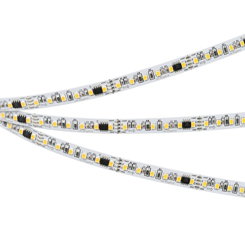 Лента светодиодная SPI-A120-10mm 24V Warm3000-PX6-BPT (11 W/m, IP20, 2835, 5m) (Arlight, бегущий огонь)