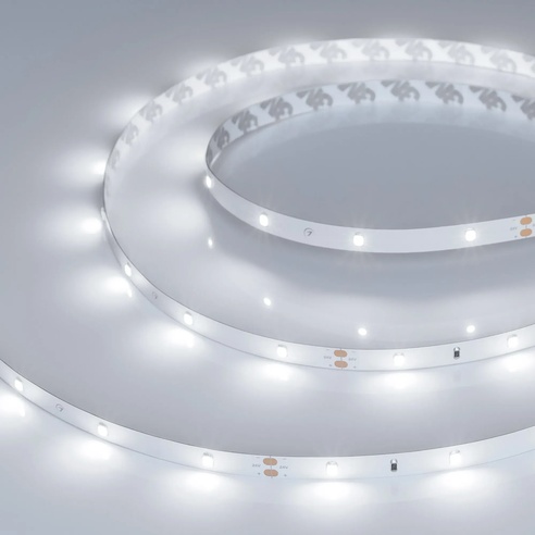 Лента светодиодная RT-A30-8mm 24V White6000 (2.9 W/m, IP20, 2835, 5m) (Arlight, Открытый)