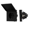 Механизм розетки влагозащищённый SCT-TENDO-MCP-SFPL-BK (230V, 16A) (Arlight, -)