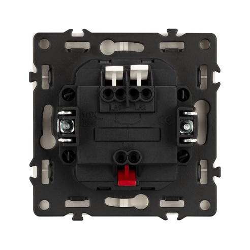 Механизм выключателя двухклавишный непроходной SWT-NOBE-MK02-SFPL-GD (230V, 10A) (Arlight, -)