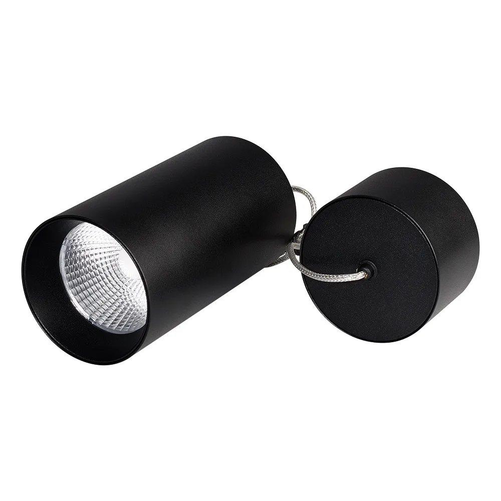Светильник SP-POLO-HANG-R85-15W White5000 (BK-BK, 40 deg) (Arlight, IP20 Металл, 3 года)