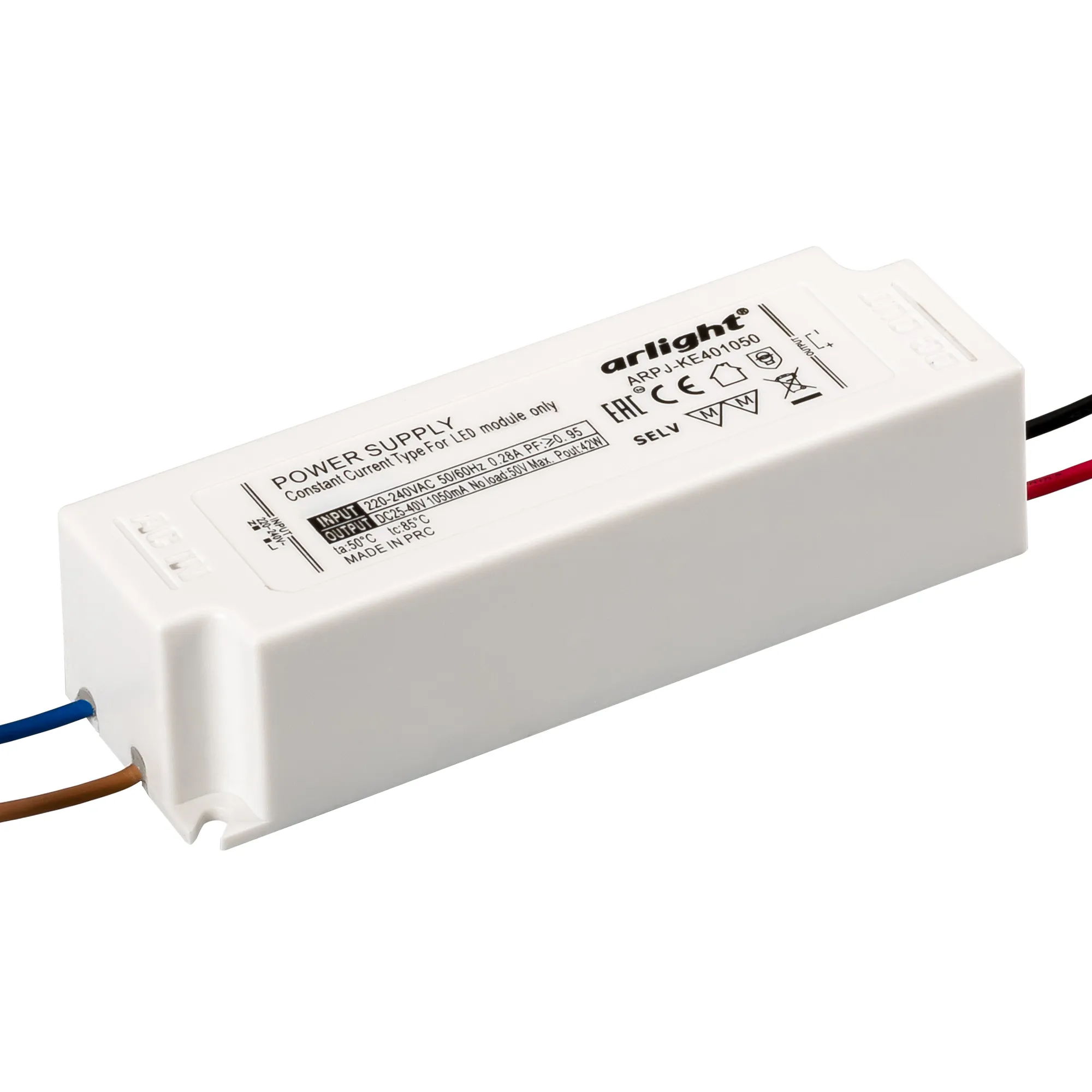 Блок питания ARPJ-KE67500 (34W, 500mA, PFC) (Arlight, Пластик) - изображение товара