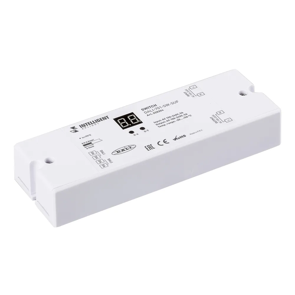 INTELLIGENT ARLIGHT Релейный модуль DALI-701-SW-SUF (BUS, 5A) (IARL, -) - изображение товара