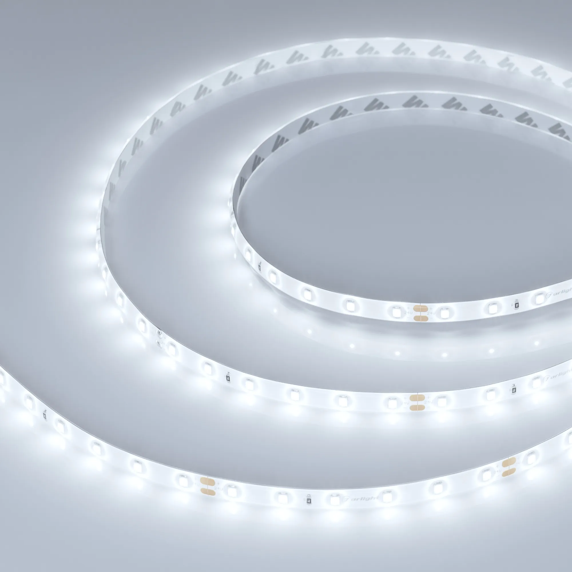 Лента светодиодная герметичная RTW-SE-A60-8mm 24V White6000 (7.2 W/m, IP65, 2835, 5m) (Arlight, 7.2 Вт/м, IP65)