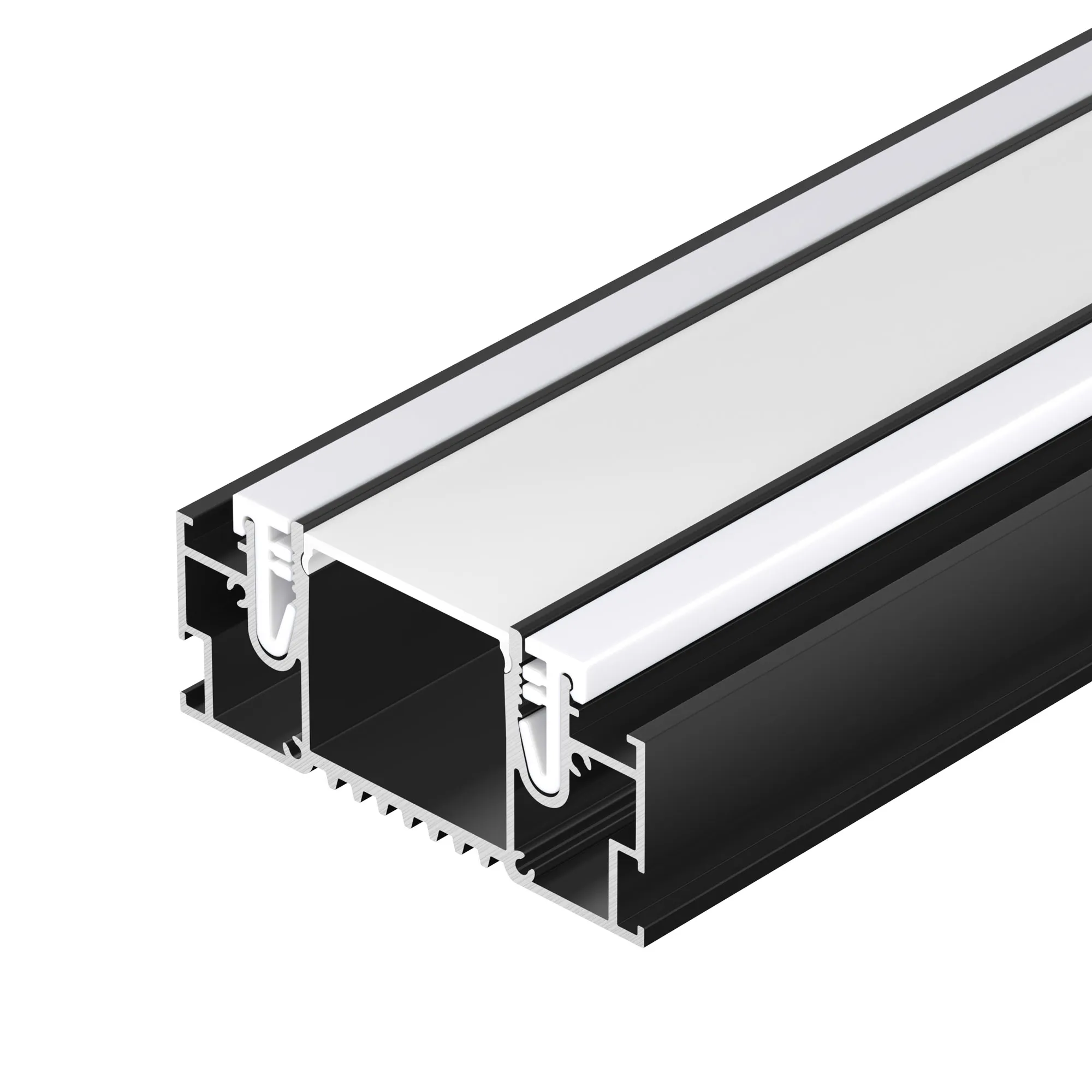 Профиль STRETCH-32-CEIL-CENTER-2000 BLACK (Arlight, Алюминий)