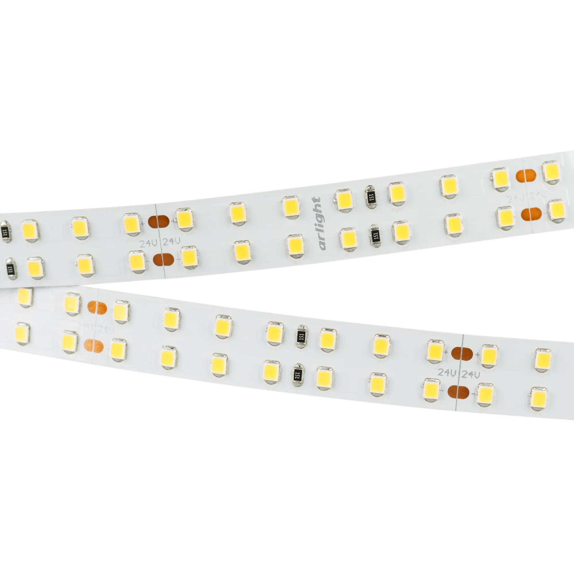 Лента светодиодная RT 2-5000 24V Warm2700 2x2 (2835, 980 LED, LUX) (Arlight, 20 Вт/м, IP20) - изображение товара