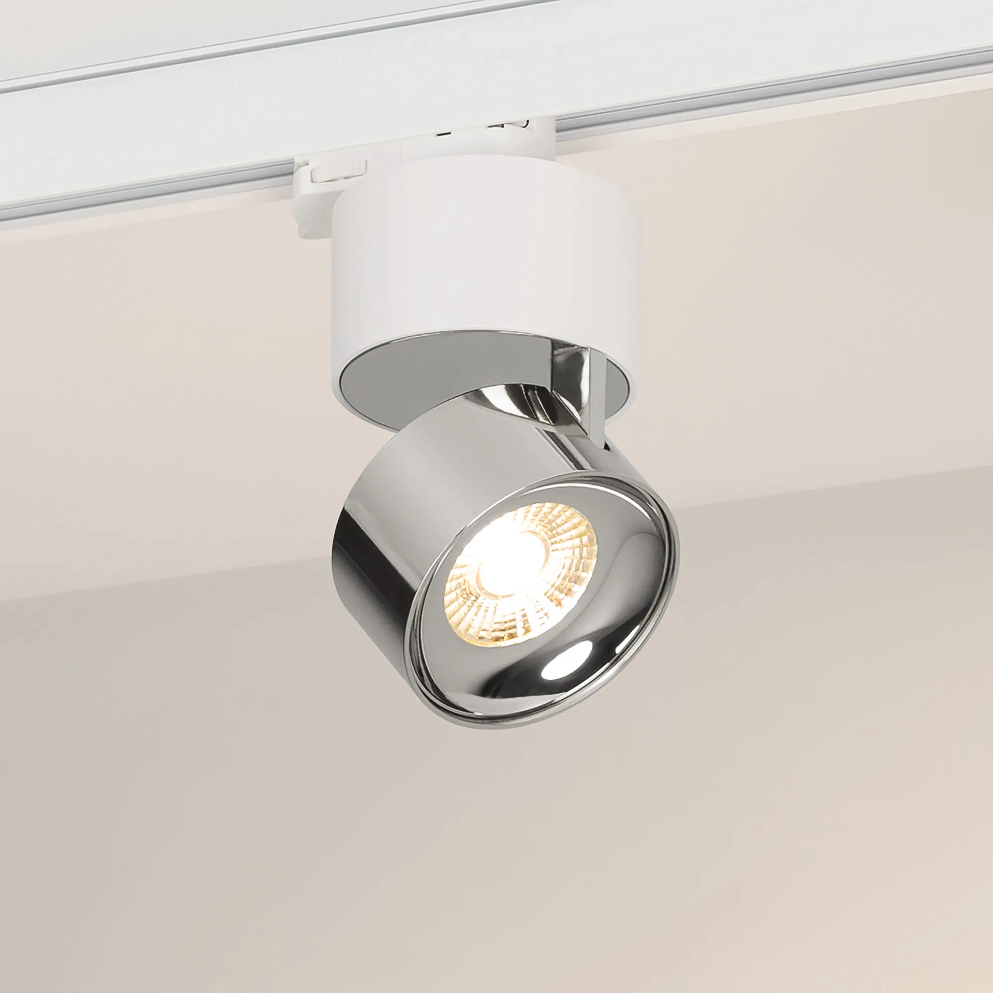 Светильник SP-PLURIO-TRACK-4TR-R77-9W Day4000 (WH-CHR, 36 deg, 230V) (Arlight, IP20 Металл, 3 года)