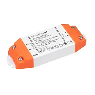 Блок питания ARV-SP-24020-PFC (24V, 0.83A, 20W) (Arlight, IP20 Пластик, 5 лет) - изображение товара