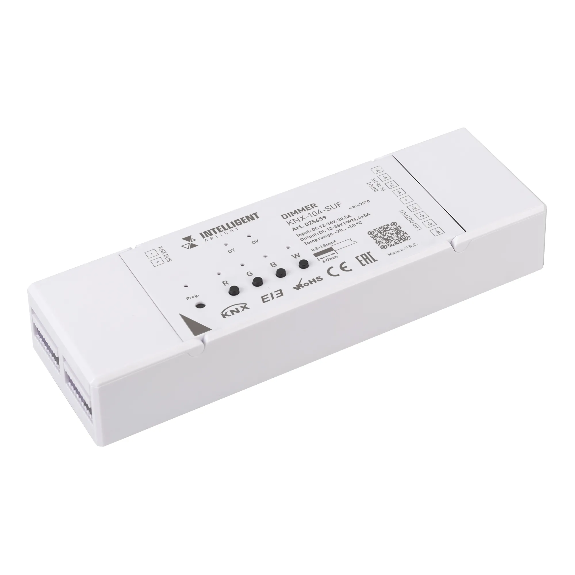 INTELLIGENT ARLIGHT Диммер KNX-104-SUF (12-36V, 4x5A) (IARL, IP20 Пластик, 2 года) - изображение товара