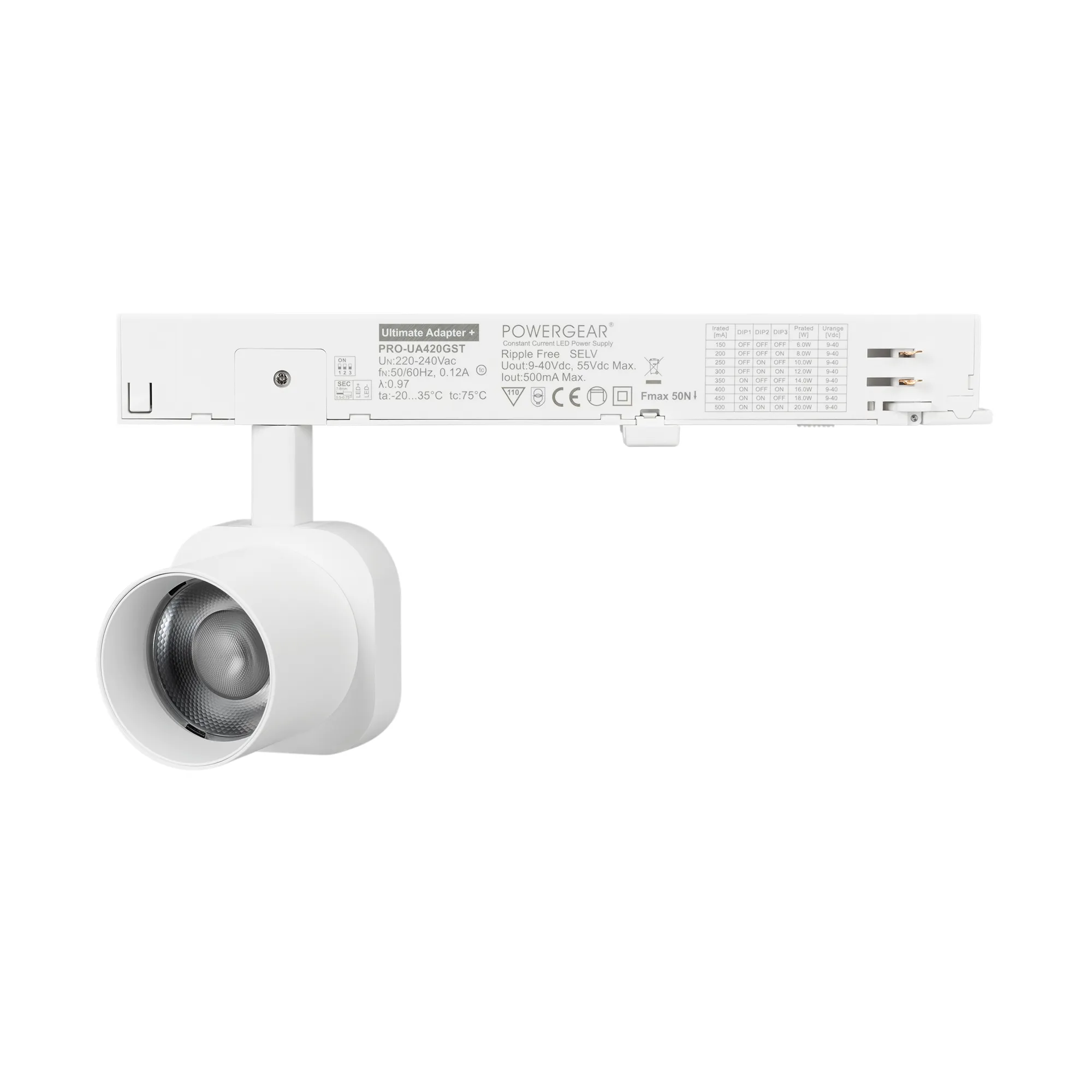 Светильник LGD-DIAFILM-4TR-R60-10W Warm3000 (WH, 60 deg, 230V) (Arlight, IP20 Металл, 5 лет)