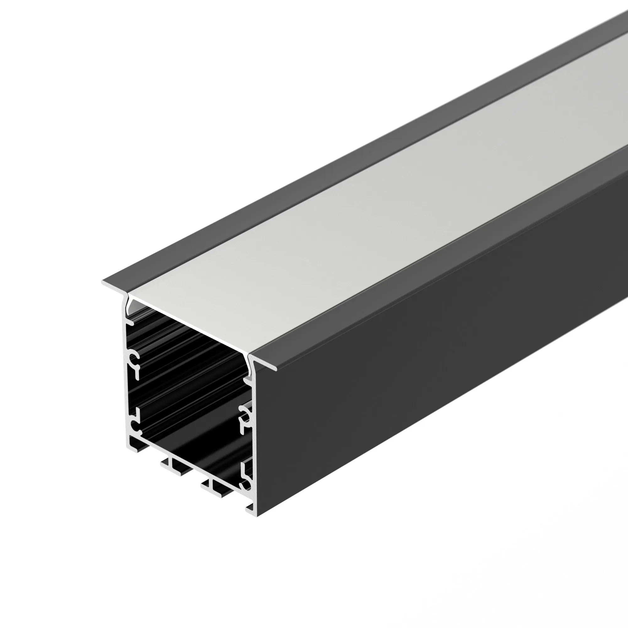 Профиль LINIA49-F-S-2000 BLACK (Arlight, Алюминий) - изображение товара