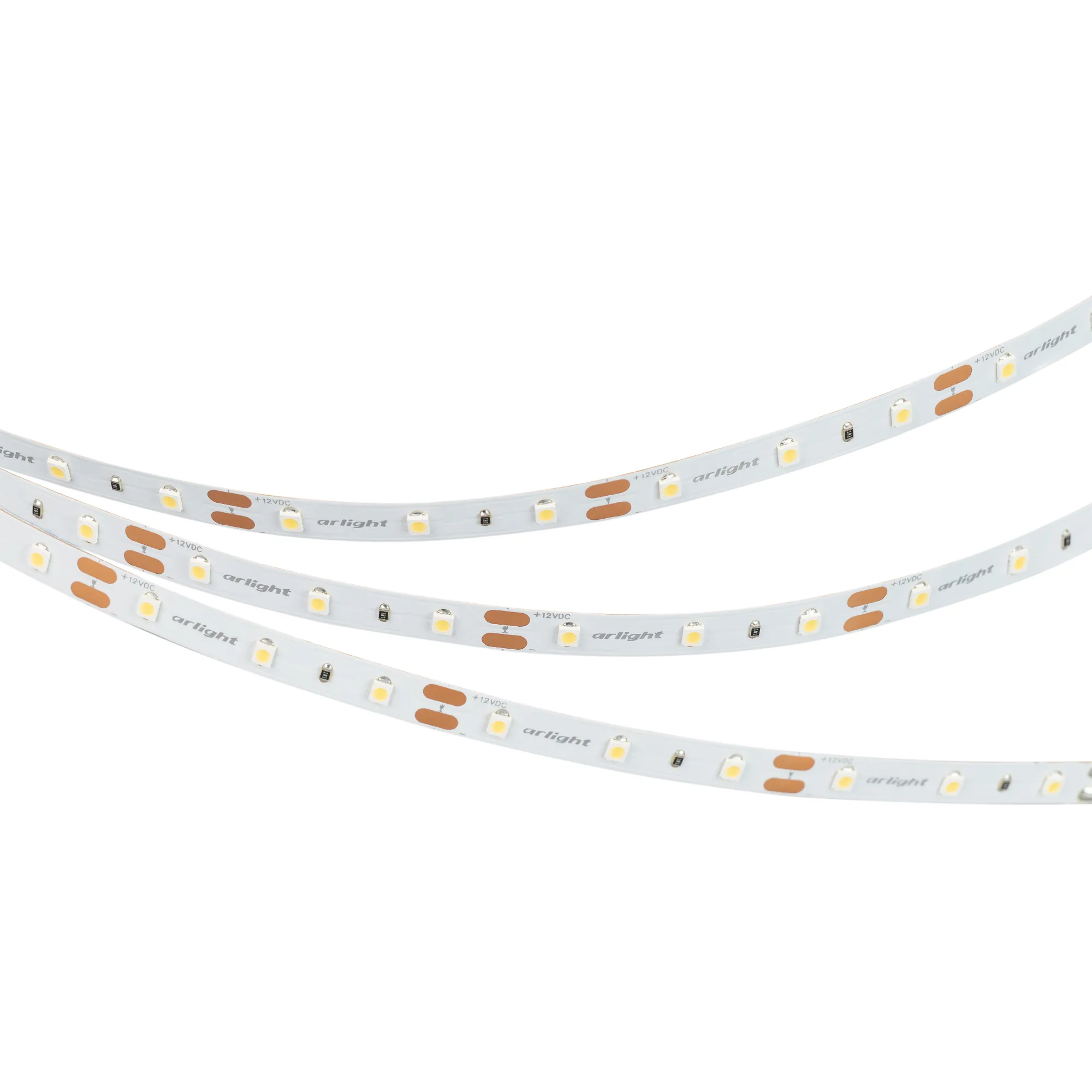 Лента светодиодная NT-A60-8mm 12V Warm2700 (4.8 W/m, IP20, 3528, 5m) (Arlight, Открытый) - изображение товара